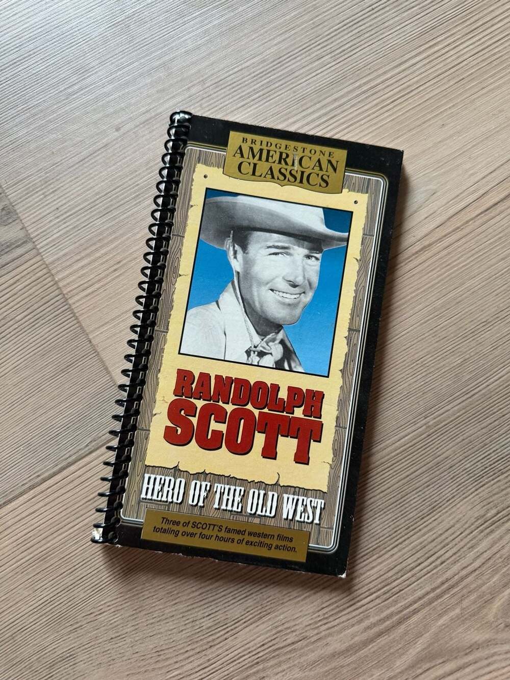 Randolph Scott - Hero of the Old West Spiral Bound Notebook